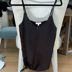 Re:named Elegant Black Camisole Top